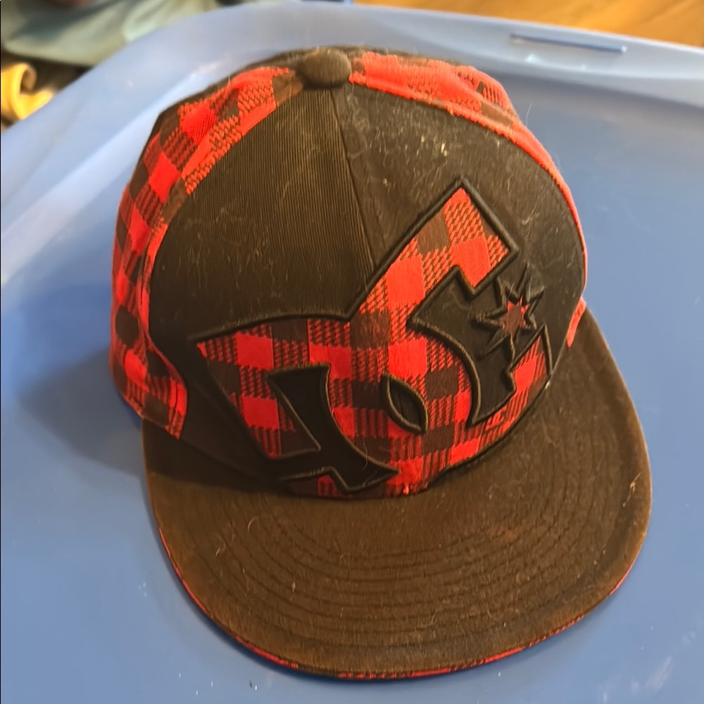 DC Red and Black Hat Bold Design